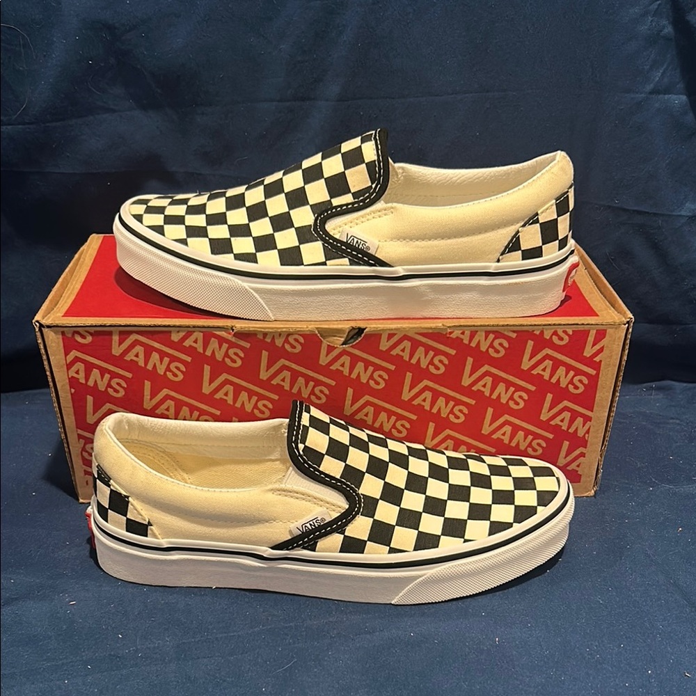 Vans Classic Slip-On Checkerboard Black & White
